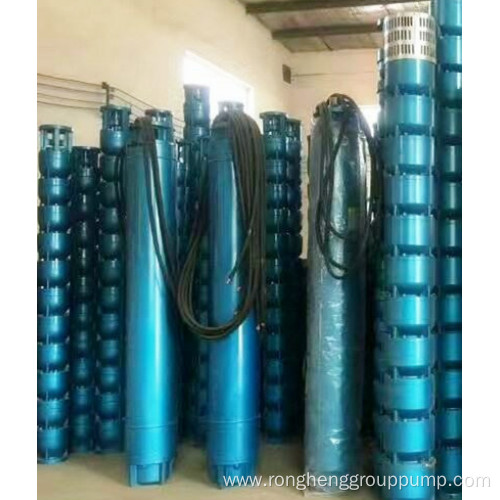 Submersible pump in oil field